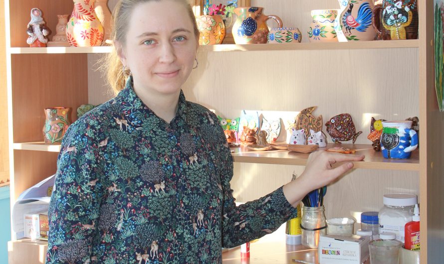 Елизавета Верба из Петропавловки освоила гончарное ремесло