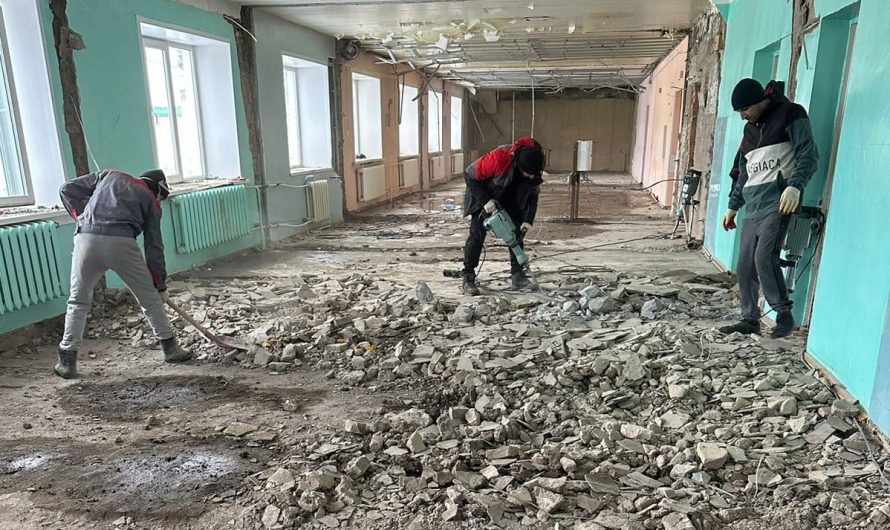 Продолжается реконструкция Краснозерской ЦРБ