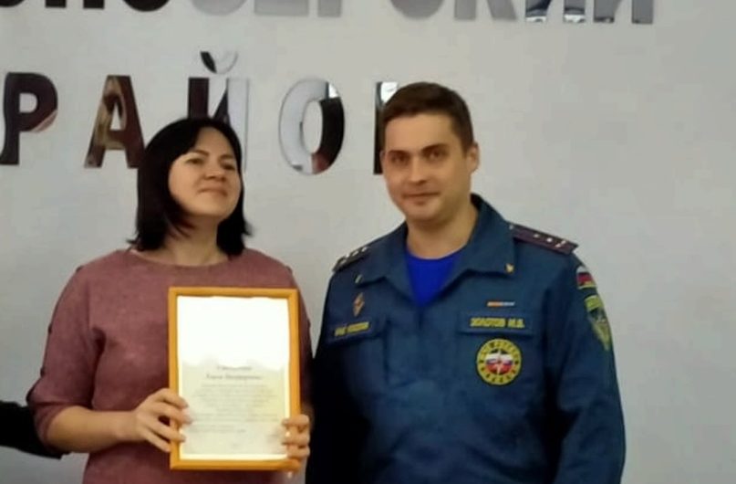 Наградили краснозерцев,которые участвовали в спасении пассажиров замерзающего автобуса из Казахстана