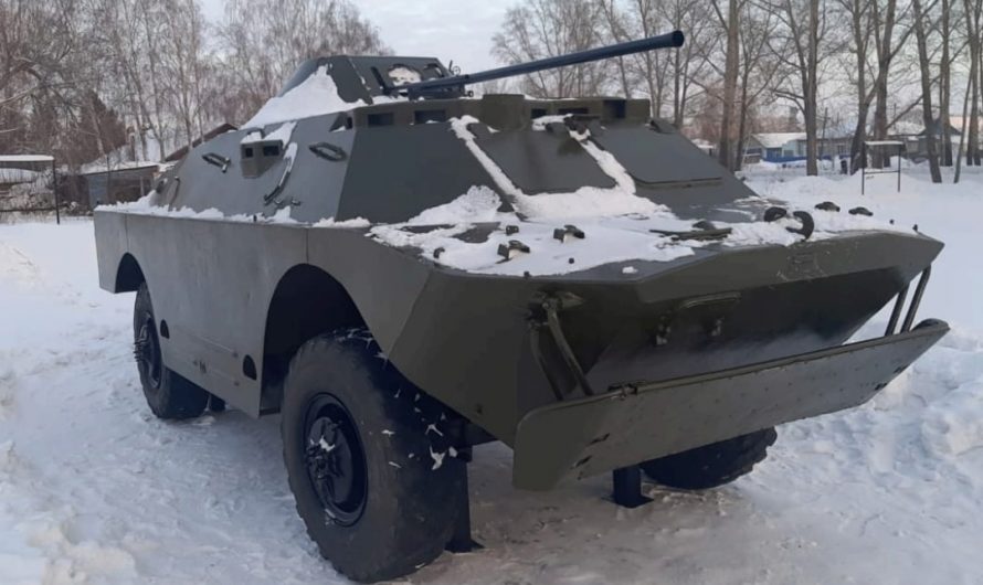 Парк памяти пополнился боевой машиной