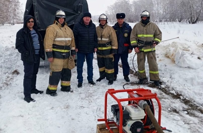 В Веселовском сельсовете провели учения по подготовке к пожароопасному сезону