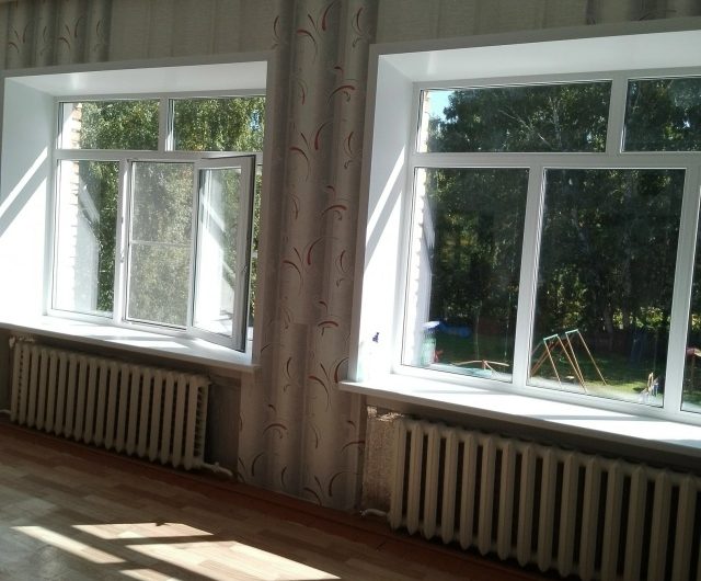 В Мохнатологовском детском саду установили новые окна благодаря помощи ИП Вайс А. Э.