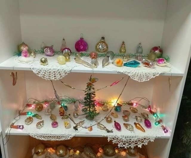 Выставка старых новогодних игрушек в Петропавловском краеведческом музее