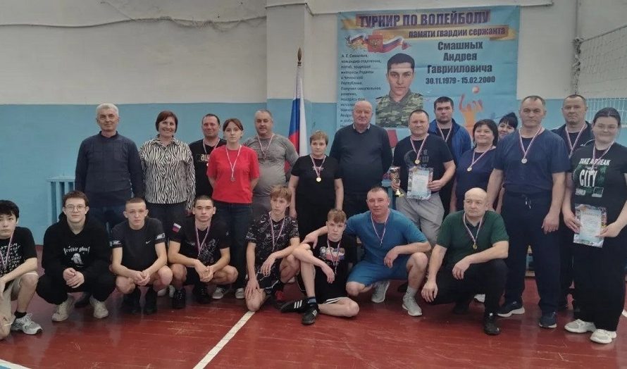 В селе Веселовское Краснозерского района прошел турнир по волейболу