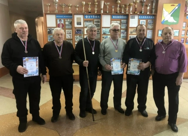 В ДЮСШ состоялся финал зимней спартакиады пенсионеров Краснозерского района по бильярду