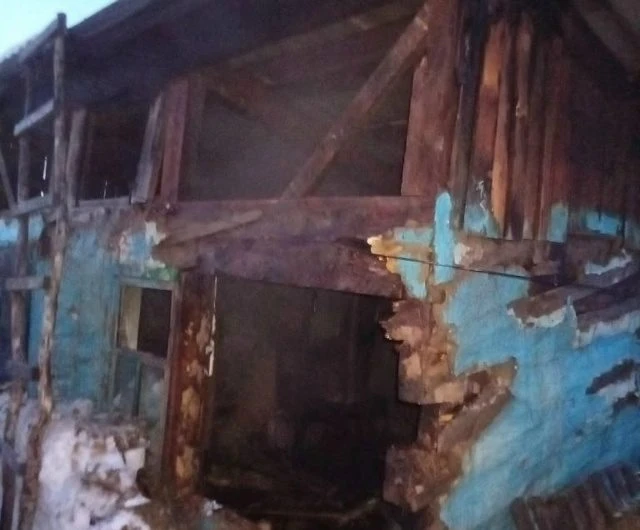 В Лобино произошел пожар в бане