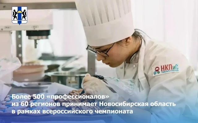 Более 500 «профессионалов» из 60 регионов принимает Новосибирская область в рамках всероссийского чемпионата