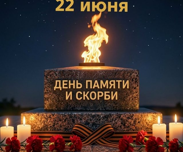 Сегодня, 22 июня 2026 года — День памяти и скорби.