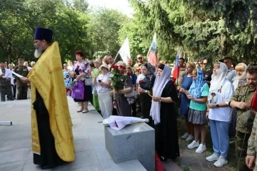 Краснозерцы стали участниками памятного мероприятия , посвящённого Дню ветеранов боевых действий.