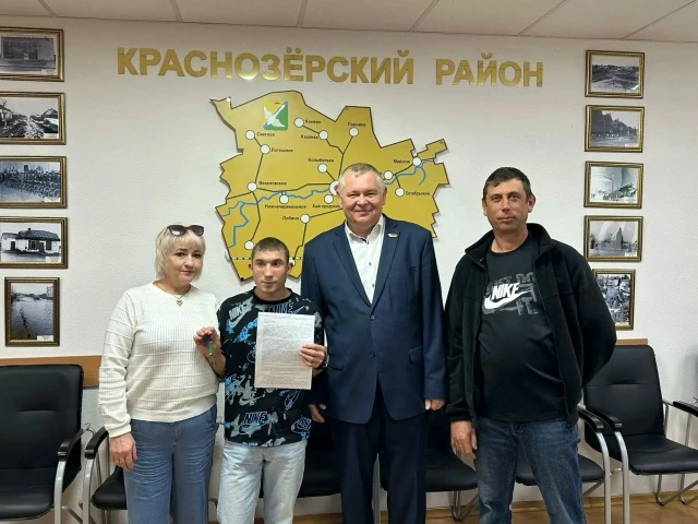 Сегодня в администрации Краснозерского района.